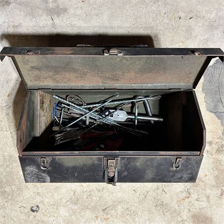 Large Steel Toolbox w/ Contents