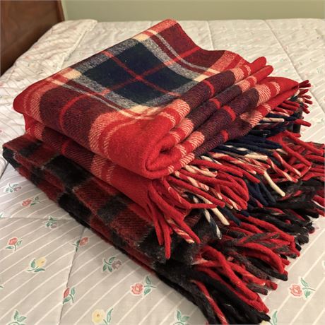 Vintage Horner & Wool O' The West 100% Wool Blankets