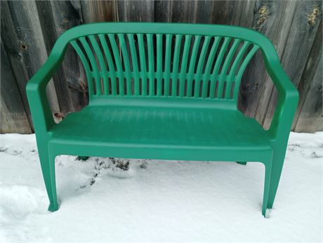 Plastic Outdoor Bench