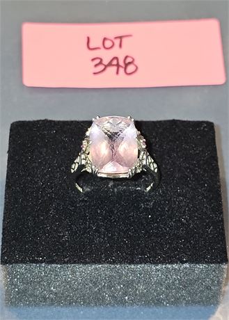 Sterling 925 Lavender Topaz Ring Sz 11