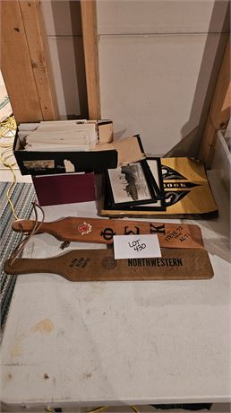 Vintage Stamps, OEK Paddle, Northwestern Paddle, Military & Travel Photobook