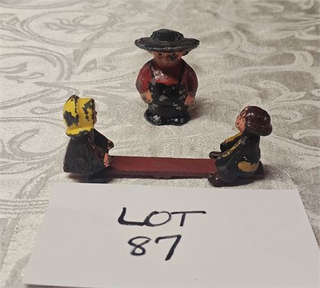 Vintage Cast Iron Children & Horse Replacements