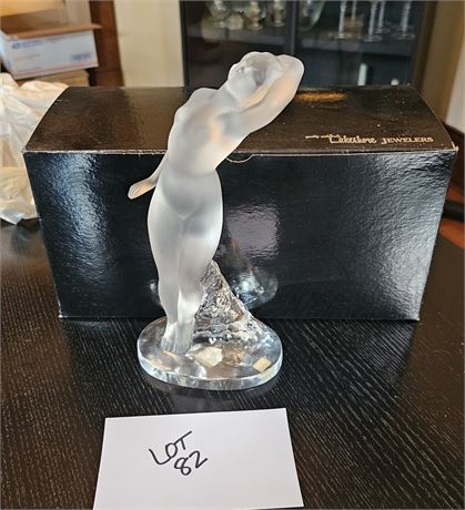 Original Lalique "Danseuse" Crystal Sculpture