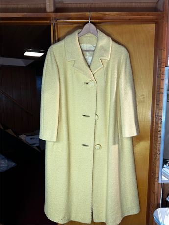 Women's Millay Yellow Pea Coat