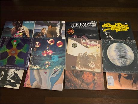 Todd Rundgren, Deep Purple, and The Babys, Led Zeppelin, Deep Purple Album Lot