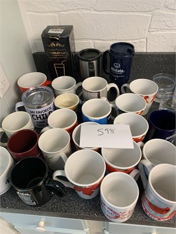 Misc Coffee Mug and Drink Tumbler Lot Some Are Collectible
