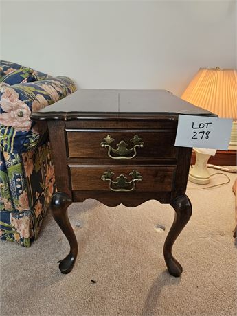 A.A. Laun Wood Side Table