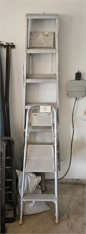 Keller 6Ft Aluminum Ladder & 3ft Aluminum Painters Ladder
