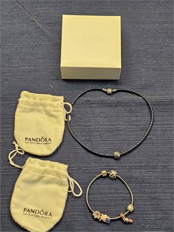 Pandora Sterling ALE Charm Bracelet & More