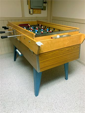 Vintage Foosball/Football Table By Rene Pierre 60 L x 29 W x 38.5