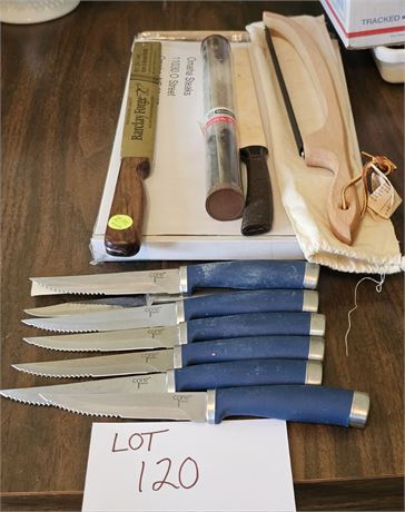 Mixed Knife Lot- Core, Duracrest, & More