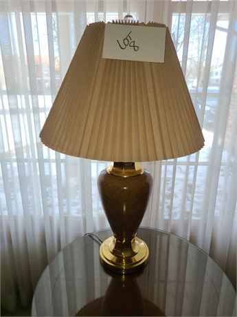 Ern Style Brass & Metal Table Lamp
