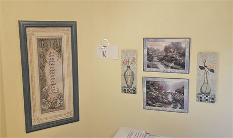 Mixed Wall Art- Size & Style Vary