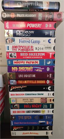 VHS Movie Lot