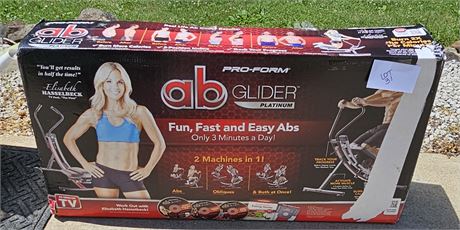 AB Pro-Form Platinum Glider In Box