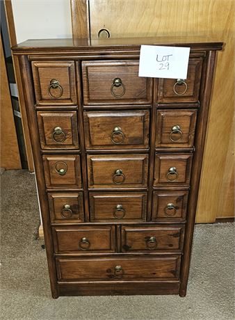 Wood Storage Cabinet