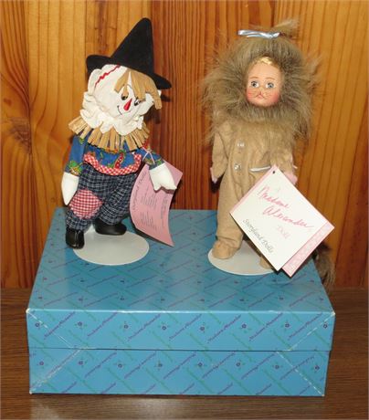 Alexander Doll Co. "Scarecrow" "Cowardly Lion"