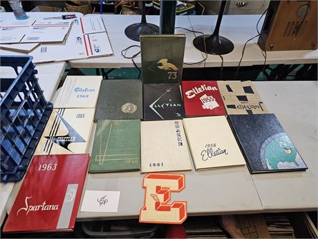 Mixed Yearbook Lot : 1940's to 1970's Era