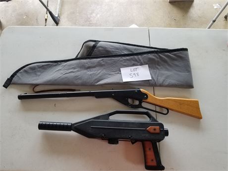 Daisy & Heddon Model 102 BB Gun & Larc Model M19-A BB Gun