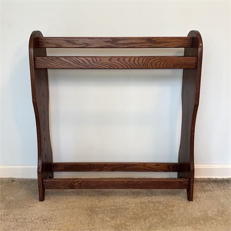 Wood Quilt Rack
