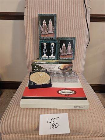 Libby Cob Holders, Salt & Pepper Sets, Coasters and More