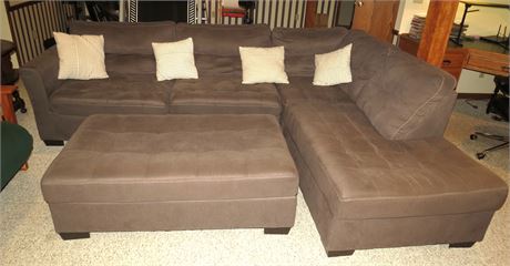 Sectional with Ottoman