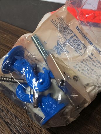 Decorative Cobalt Blue Wall/Ceiling Bracket Lot