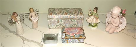 Ceramic Boxes, Figurines