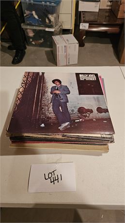 Mixed Vintage Album Lot: Billy Joel, Elton John, Bob Seger & More