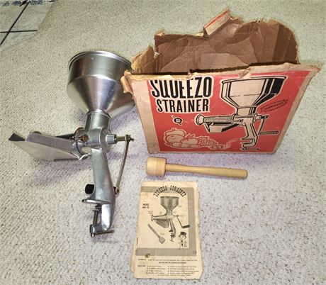 Vintage Squeezo Strainer