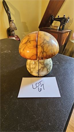 Vintage Noymer  Alabaster Mushroom