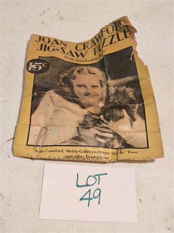 1930's Joan Crawford Puzzle