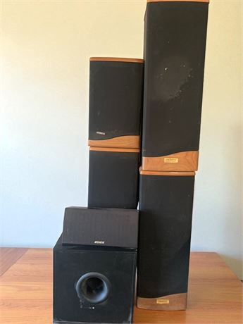 Advent Prodigy Tower Speaker System Set of 6