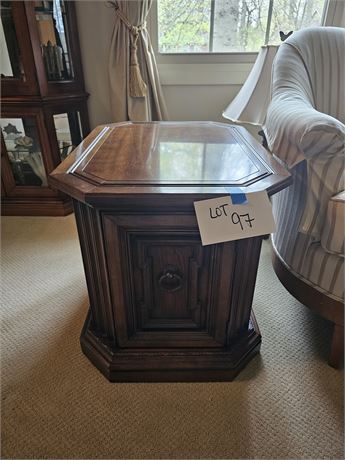 Wood End Table