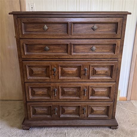 Esperanto by Drexel Vintage Tallboy Dresser - 40 x 19 x 48"H