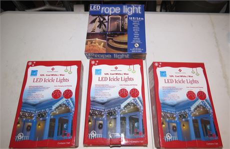 LED Rope Light, Icicle Lights
