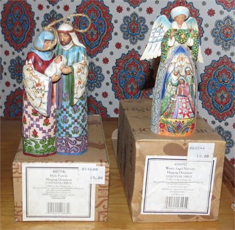 2 Jim Shore Ornaments