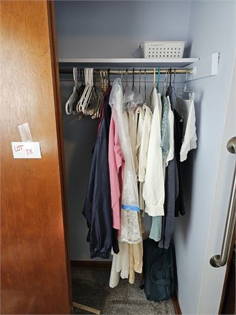 Closet Cleanout : Travel Bag/Ladies XL-XXL Clothes/Mixed Curtains & More