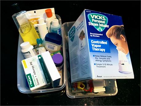 Household First Aid, Medicinal, Personal Hygiene Lot
