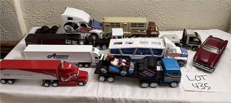 Mixed Die Cast Truck Lot- Tonka, DuPont, Arnold & More