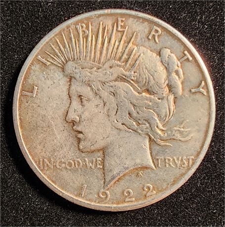 1922 Peace Silver Dollar