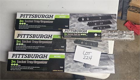 Pittsburgh SAE Socket Set Organizers