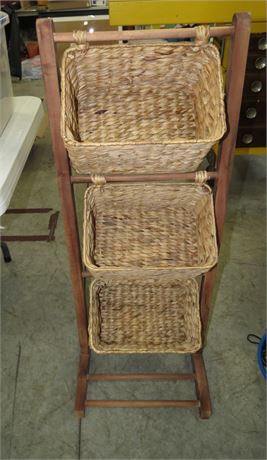 Storage Baskets On Stand
