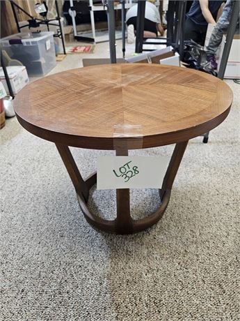 MCM Lane Wood Drum Table