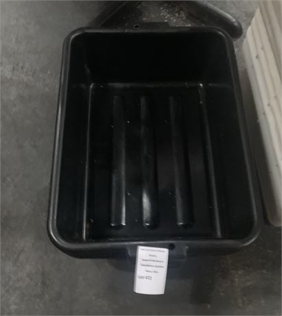 Black Plastic Meat Lug/Food Storage Tote Lot