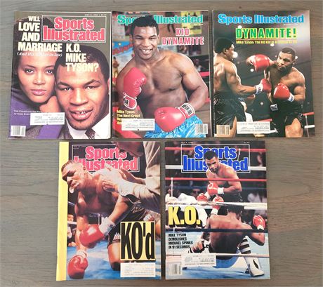 Mike Tyson Sports Illustrated Magazines
