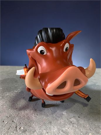 LE 25th Anniversary Disneys Animal Kingdom Pumbaa Popcorn Bucket The Lion King