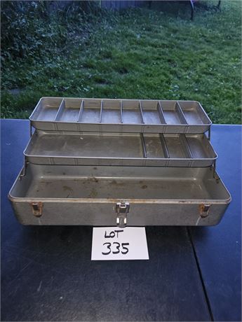 Vintage Metal Tackle Box