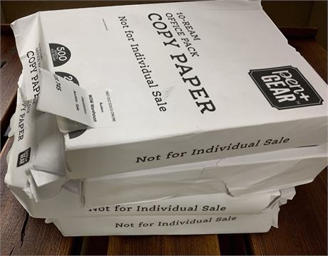 10-Ream Office Pack of Pen+Gear 8.5 x 11 Copy Paper Lot of 4