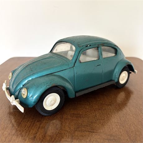 1960's Tonka Pressed Steel VW Volkswagen Beetle Car - Approx. 8" Mini